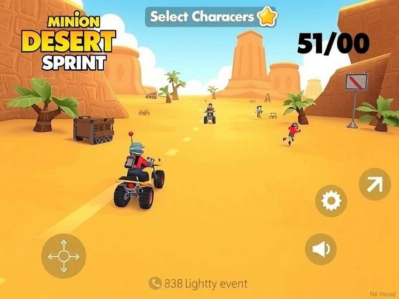 Minion Desert Sprint community event screenshot